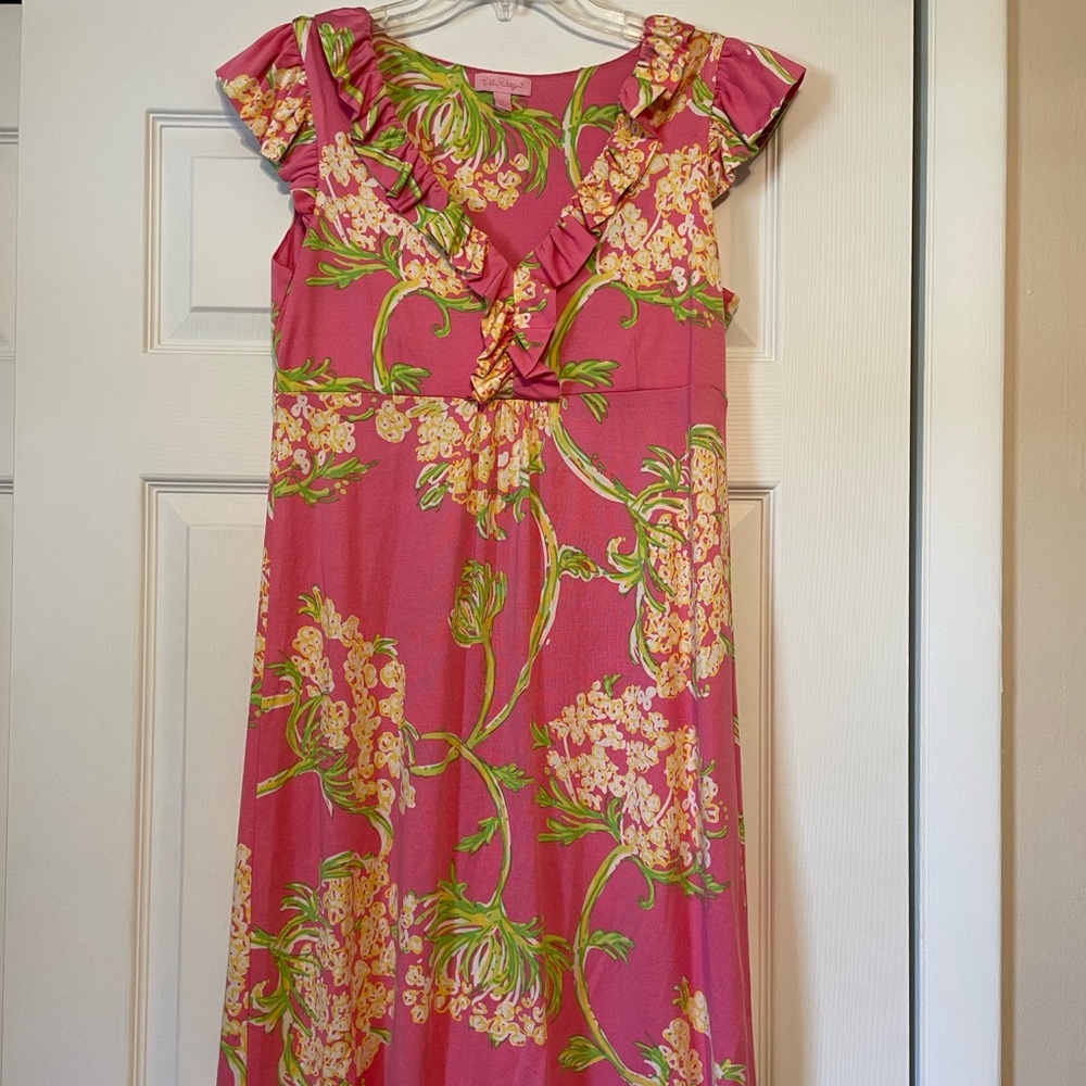 Lilly Pulitzer “Clare” Floral Dress - Size Small